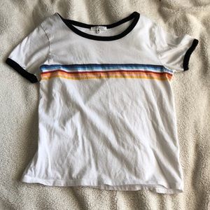 S scoop-neck t shirt